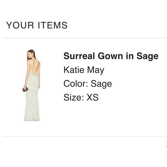 Katie May Surreal Gown in Sage - Picture 12 of 14